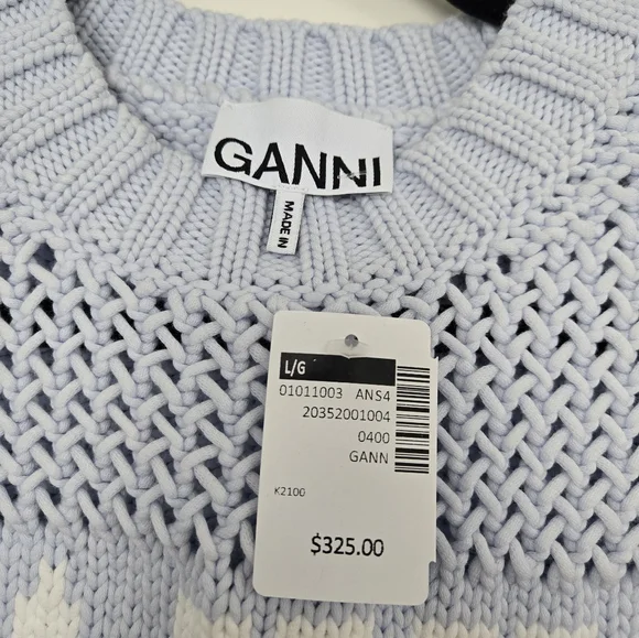 Ganni Logo Rope Vest - Picture 2 of 4